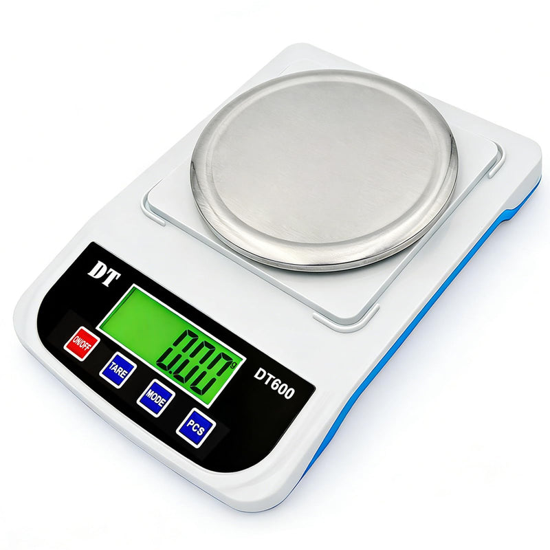 Digital Lab Scale 1000g x 0.01g High Precision Analytical Balance Electronic Scale, LCD Display and Counting for Laboratory Jewellery Kitchen Scientific
