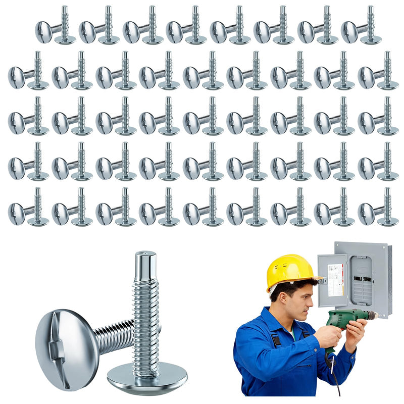 Load Center Cover Replacement Screws Compatible with Siemens ECTS2, Panel Screws for Siemens EQ Type & Murray Load Centers, Zinc Electrical Screws 100