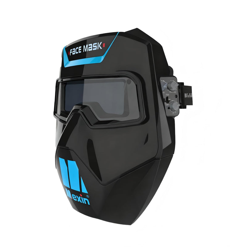Tekware 2-in-1 Auto Darkening Welding Goggles with Face Shield, True Color 1/1/1/2 Lens, DIN 5-9/9-13 Solar Welding Mask for TIG MIG ARC Grinding