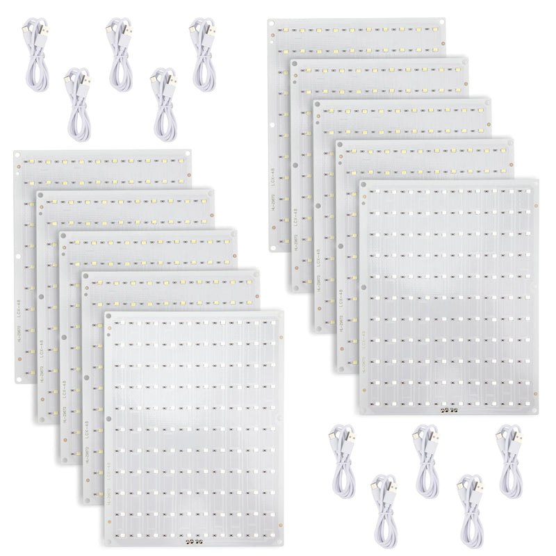 10 Pcs CMYK Lithophane Led Backlight Board Kit for Bambulab P1/X1/A1/P2s Series 3D Printertype-C PCB for Bambulab Sunlu DIY 3D Printing Projects 6.14 ×4.72inch