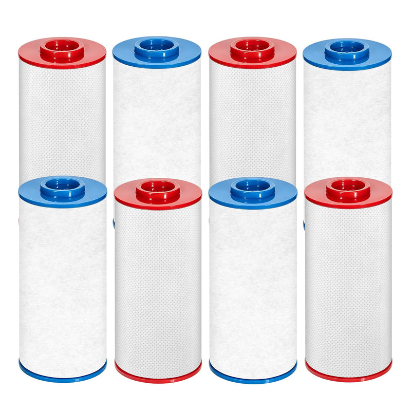 8 Pcs Shower Filter Compatible with Weddell Duo, Red and Blue | Absorb Impurities, Premium Materials, Sturdy And Durable