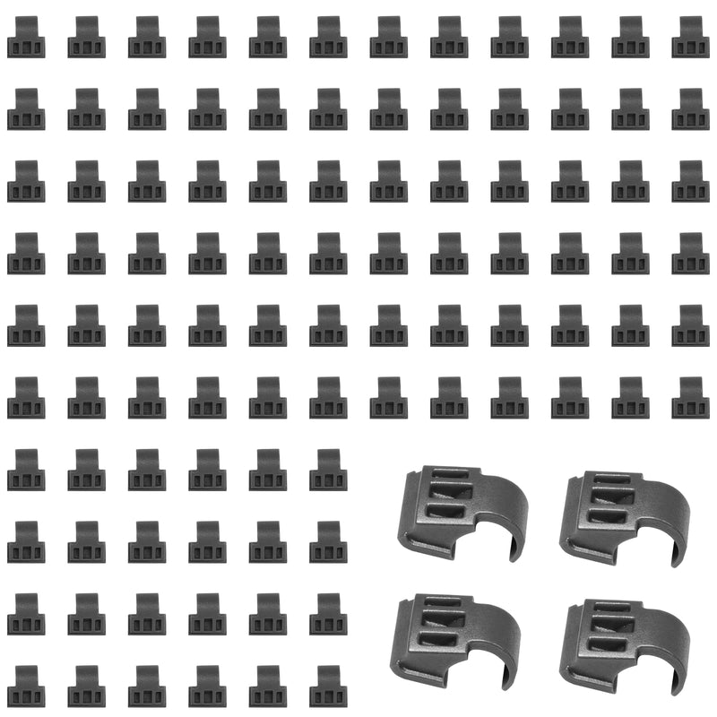 86 Degree Angle Restrictor Restriction Clips (100Pack), Hinge Restrictors for Cabinet Doors, Fit for Face Frame Hinges Kitchen Cabinet Door Restraints EH89