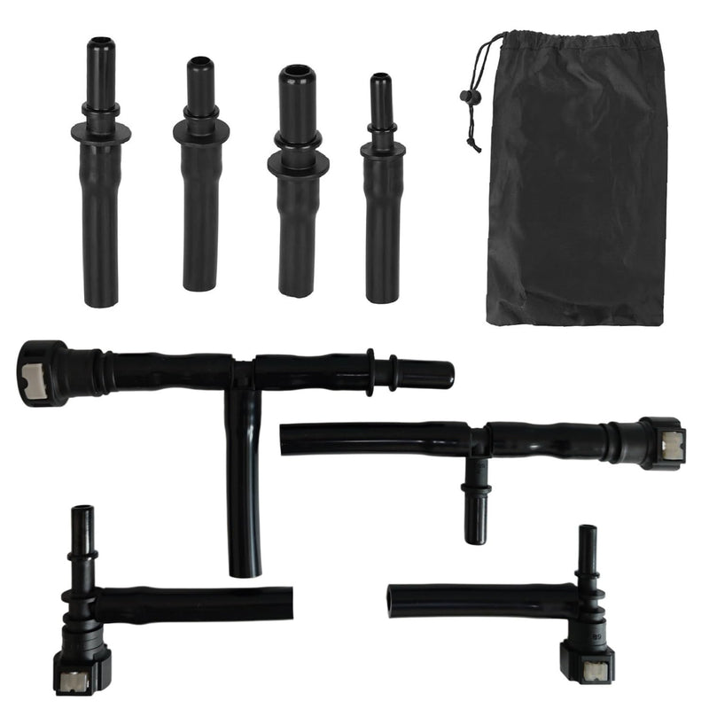 96-0190 Professional EVAP Leak Detection Kit, Universal Low-Pressure Adapters for Smoke Machine Diagnostics