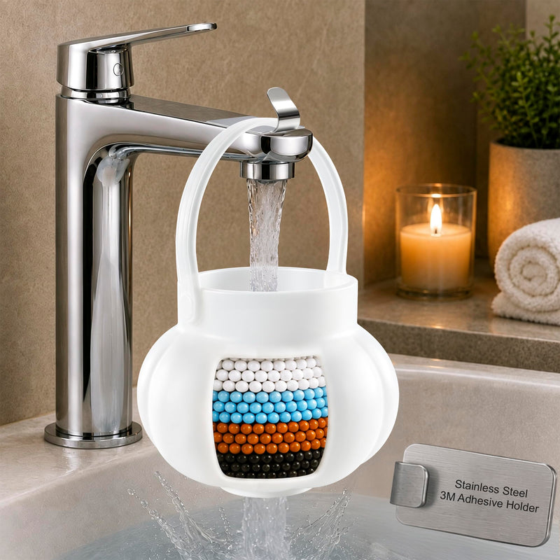 BBLIFE Bathtub Water Filter with NSF-Certified Calcium Sulfite Media White