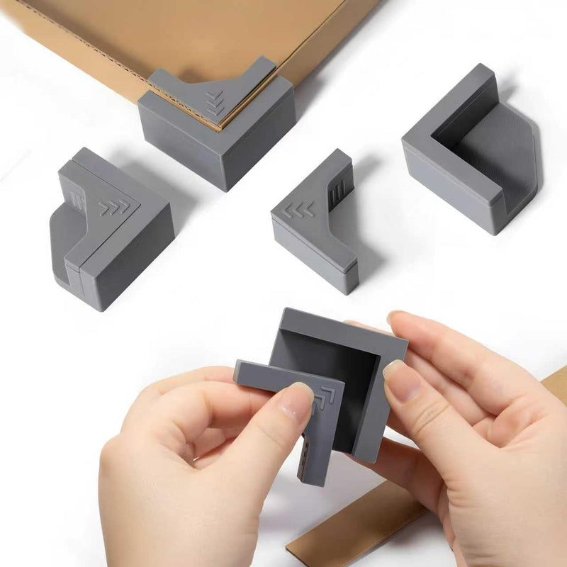 4Pcs Magnetic 3D Corner Clamps, 90 Degree Right Angle Clamps, Precision Positioning Jig for Box Making, Bookbinding and Handmade Craft（Not for Woodworking）