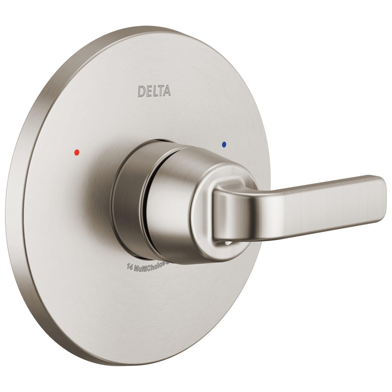 Delta Lineax 14 Series Single-Function Valve Trim Kit, Brushed Nickel Handle Set for Shower Faucet System, Stainless T14062-SS (Valve Not Included)