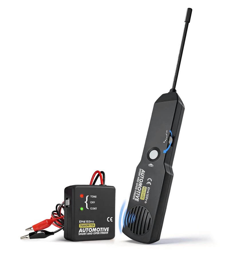EM415Pro Wire Tracer Electrical Automotive Open & Short Finder, VEHLIVE 6-42V DC Circuit Tester Automotive Circuit Breaker Finder Fault Probe Wire Tracker Electrical Cable Tracer for Car, Boat,Trailer