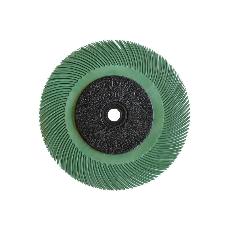6" Radial Wheel Brush, 50 Grit, Made in USA by Abrasive Brush Corporation
