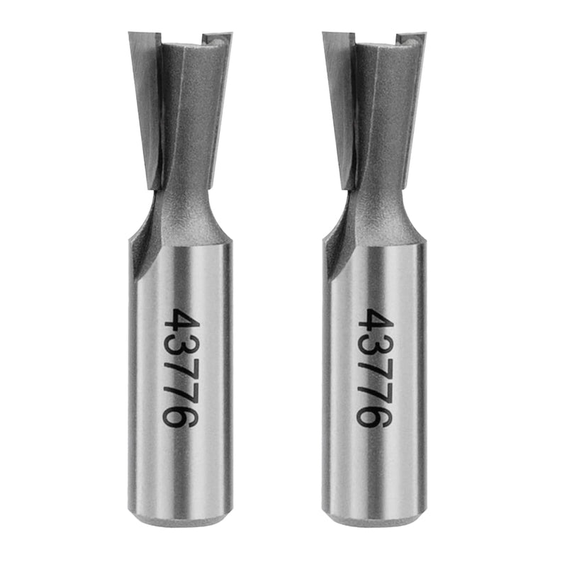 2-Pack 7 Degree Router Bit 43776PC, Compatible with 4200 Series of Porter Cable Dovetail Jigs, Carbide-Tipped, Dovetail, 17/32-Inch
