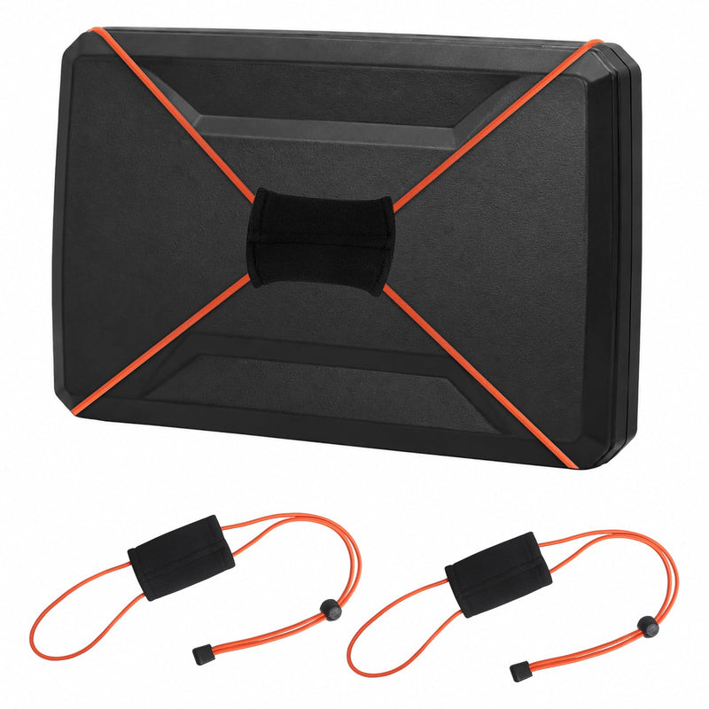 Thickened Fishing Finder Cover Straps, Adjustable Fish Finder Bungee for Securing Graph Cover for Travel, Orange
