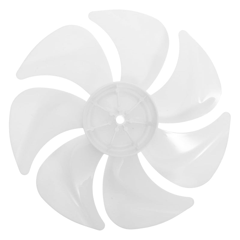 Replacement Air Circulation Fan Blades: 8.3inch 6 Leaves Replacement for Table/Pedestal/Ceiling Fans Broken Replacing - 8mm Hole White