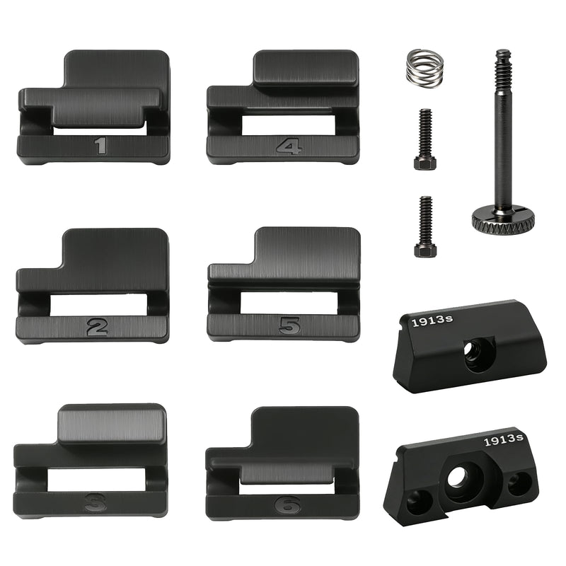 69322 Flashlight Clamp Jaw Kit for Streamlight TLR-7 sub and TLR-8 sub (1913 Short Models Only), Clamp Assembly Replacement for Streamlight 69402 69407 69418 69505, Black