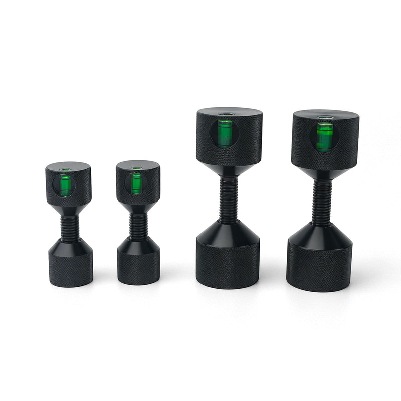 4 PCS Flange Two Hole Pins with Built-in Level 1-1/8” & 1-5/8”for Flange Alignment on Heavy Duty Trucks & Industrial Pipe Systems Detachable Double Hole Pins Alignment Pins