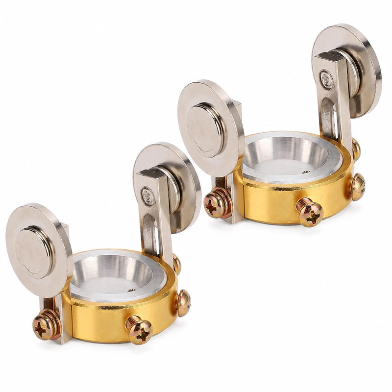 PT31 Plasma Cutter Guide Wheel Roller, Adjustable 40A Torch Standoff Spacer, Brass Plated HSS Roller Guide for Precise Metal Cutting, Fits 18-23mm ID (2) 2