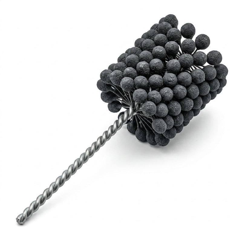 Engine Cylinder Hone Tool, 3 Inch 240 Grit Silicon Carbide Ball Brush Flexible Cylinder Honing Tool