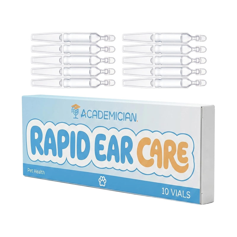 Dog Ear Cleaner Solution Ear Mite Treatment for Dogs Ear Wax Removal Drops - 10 Count