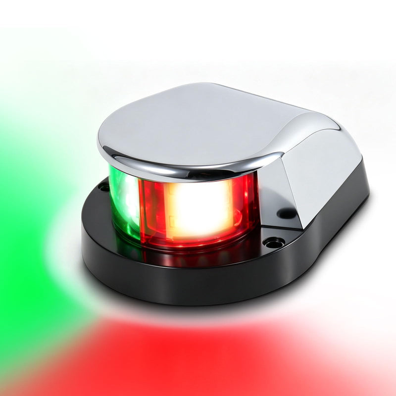 AnTom Marine LED Boat Navigation Lights, Red and Green Port & Starboard Signal Bow light, IP67 Waterproof 12V Teardrop USCG 2NM Visibility for Pontoon, Fishing, Bass Boat, Yacht
