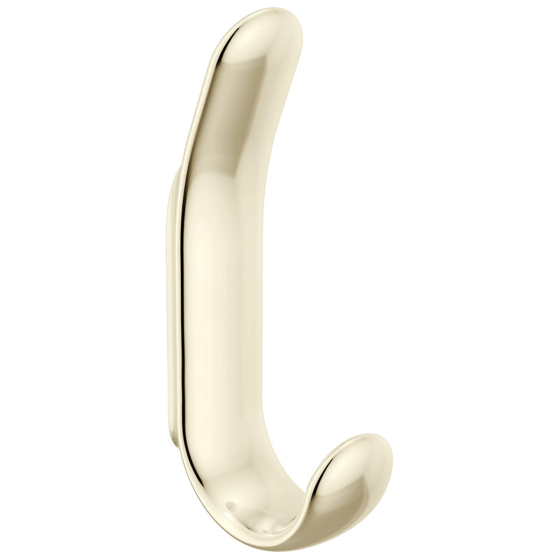 Delta Bonacci Wall Mount Double Robe & Towel Hook, Bathroom Accessory, Polished Nickel 74535-PN