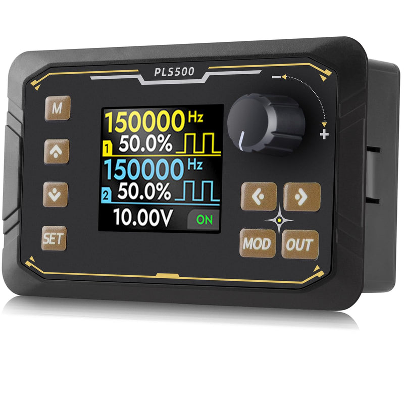 Dual-Channel Pulse Signal Generator with Adjustable servo Motor Drive | Square wave frequency duty cycle phase dead zone is adjustable,Dual-channel mode