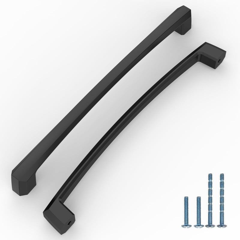 Matte Black Cabinet Pulls and Handles, 6 Inch, 20 Pack 6"/152MM Hole Center Matte Black