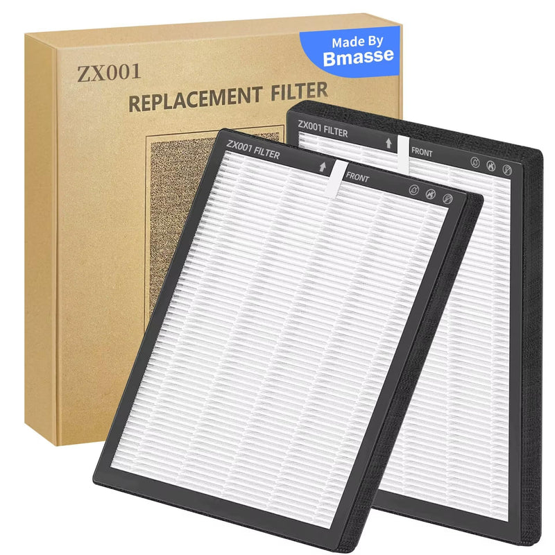 Original Replacement Filter Compatible with Bmasse Air Purifier,2Pack,White