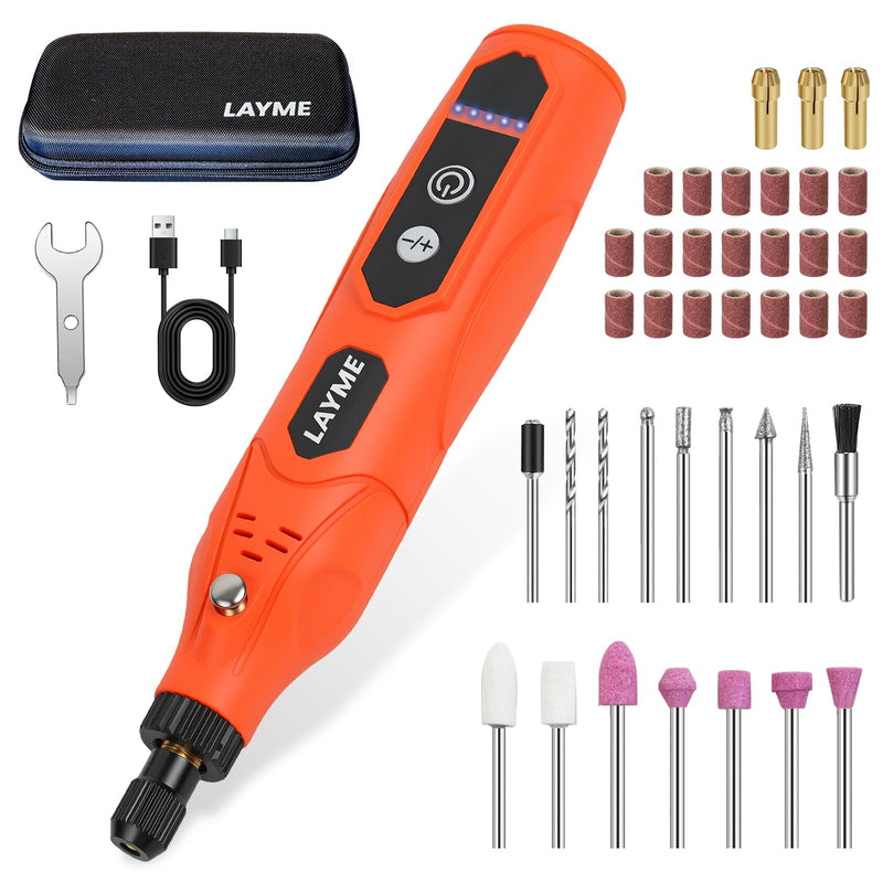 Cordless Rotary Tool Kit, 5-Speed Mini Engraving Tool with 70 Accessories