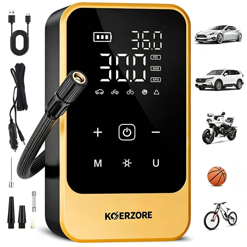 Tire Inflator Portable Air Compressor,150 PSI Cordless Air Pump