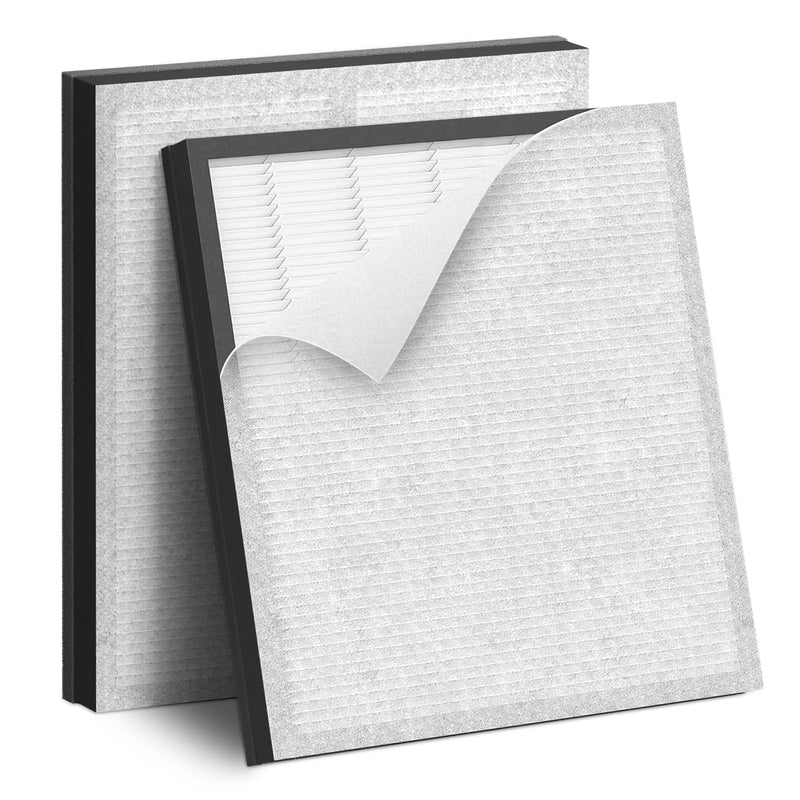 HY4866 Replacement Filter 2 Pack, 3-in-1 H13 True HEPA Filter with Extra 2 Pre-Filters, Compatible with MORENTO HY4866, WESTHEY HY4866, YIOU M1 Air Purifier Models, Enhanced Version