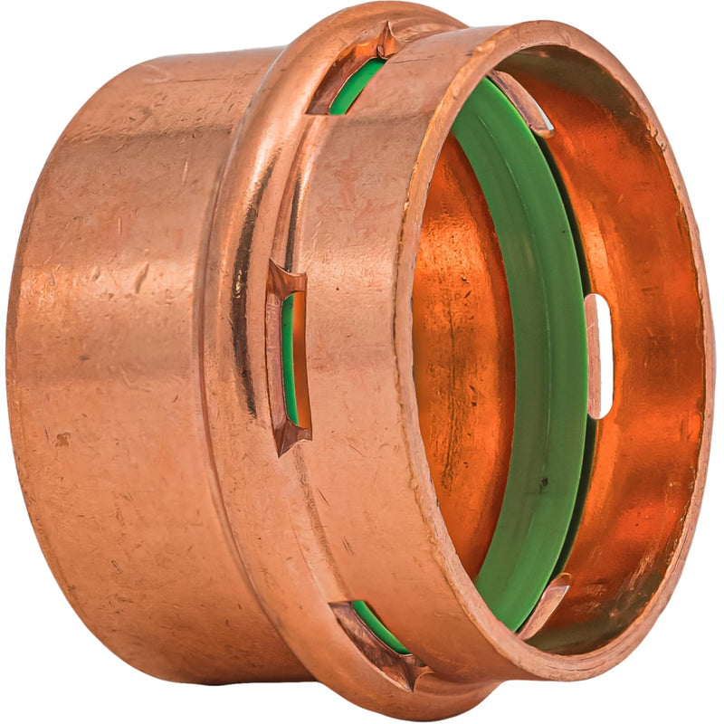 QuickFitting SurePress 2" Copper Press Cap 2 in. 1