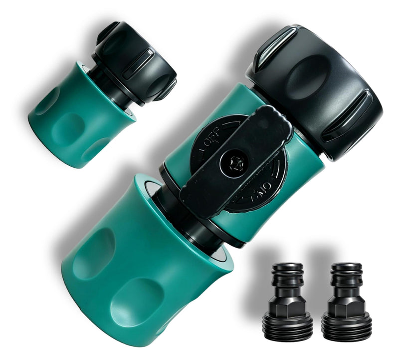 Boat Quick Connect Flush Kit Accessory Compatible with Sea-Doo, Kawasaki, Yamaha 4-Stroke Outboards, Universal Outboard hose quick connect flush adapter with Easy to use & no leak & With check valve
