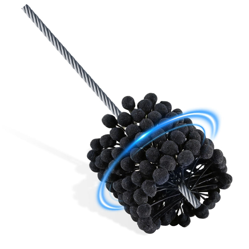 Cylinder Honing Ball Brushes, 4.125" (105mm) 240 Grit Silicon Carbide, Compatible with GB41824, Flexible Hone Tool for Hydraulic, Pneumatic, Engine and Brake Cylinders