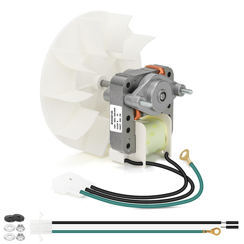 BVC0367-00 Ceiling Exhaust Fan Motor and Blade Combo, 50 CFM Replacement for Mobile Home Bathroom Exhaust Fan, Compatible with V2270-50 and V2280-50