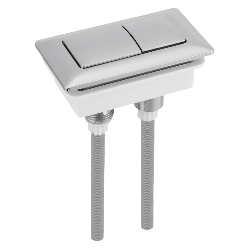 DOITOOL Rectangular Dual Flush Toilet Button Replacement Water Tank Push Button for Toilet Repair Universal Top-of-Tank Flush 5.51 X 3.34 X 1.77 in 1 Pack