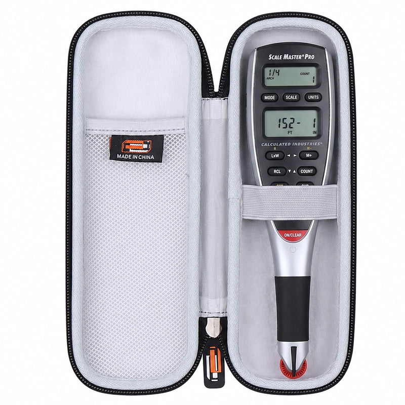 Hard EVA Carry Case Compatible with Calculated Industries Scale Master Pro 7.3-Inch Digital Plan Measure (6025), Portable Shockproof Storage Box (Case Only)