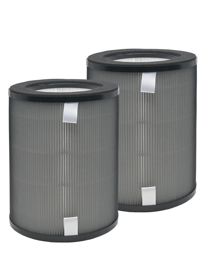 2 Pack DR-HPA019 Replacement Filter Compatible with Dreo Air Purifier Tower Fan MC710S, DR-HTF010S, 2-in-1 High-Efficiency Filtration Replacement Filter