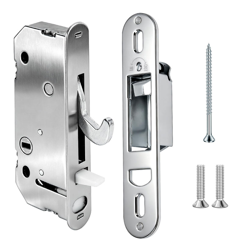 Reachout Lock and Receiver Kit Compatible with Andersen【2-Panel Gliding Patio Doors 1986-Present, 200/400/A-Series, 2-9/16" Hole Centers】 Non-Handed, Replaces 2573562 2565507 2562123 2573558