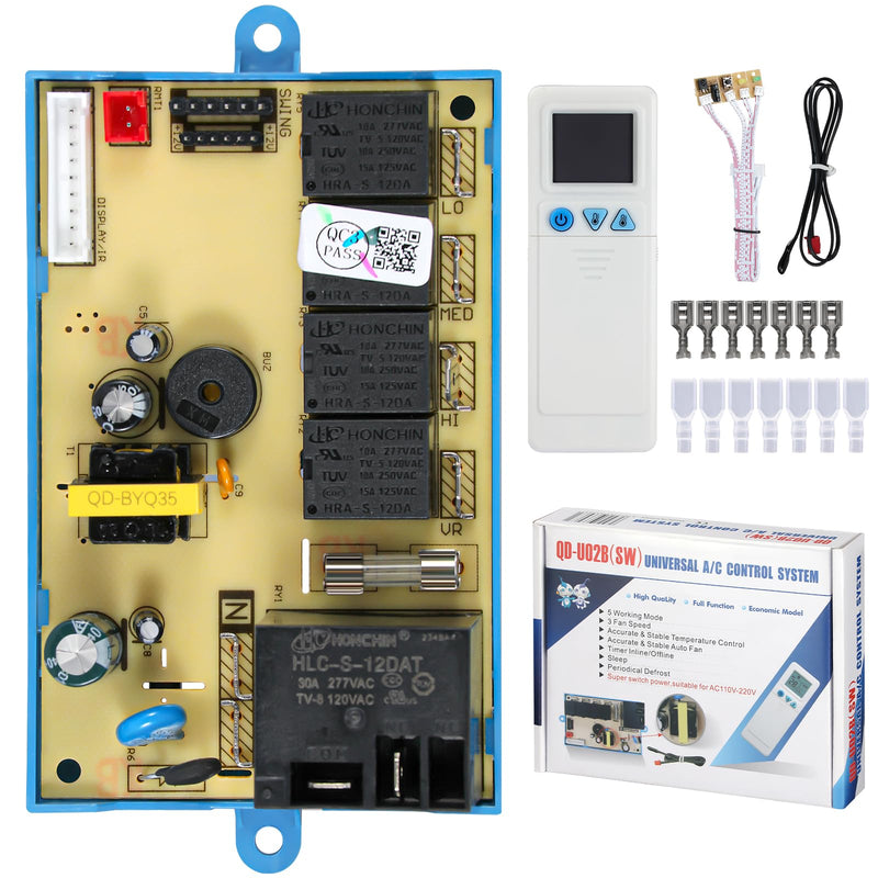 Universal AC Control Board, Multifunctional Panel 110-220V with Accessories
