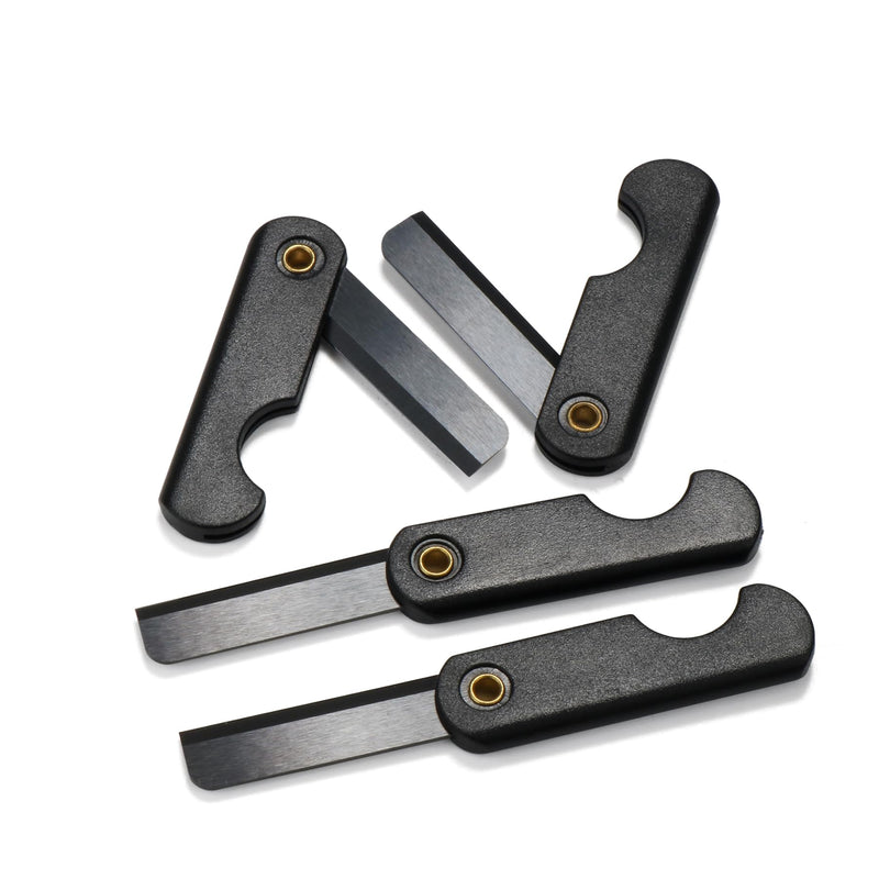 NexLand CK1 Ceramic Striker Micro Size Folding Utility Knife Blade Razor Sharp Black Ceramic Blade 4pcs
