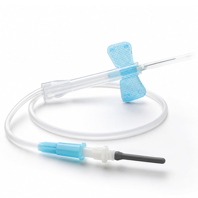 100 Sets 23Ga x 3/4" (19mm), 12'' (30cm) Tube, Luer Adpt, Industrial Lab Supplies Dispensing Accessory, Individually Packaged