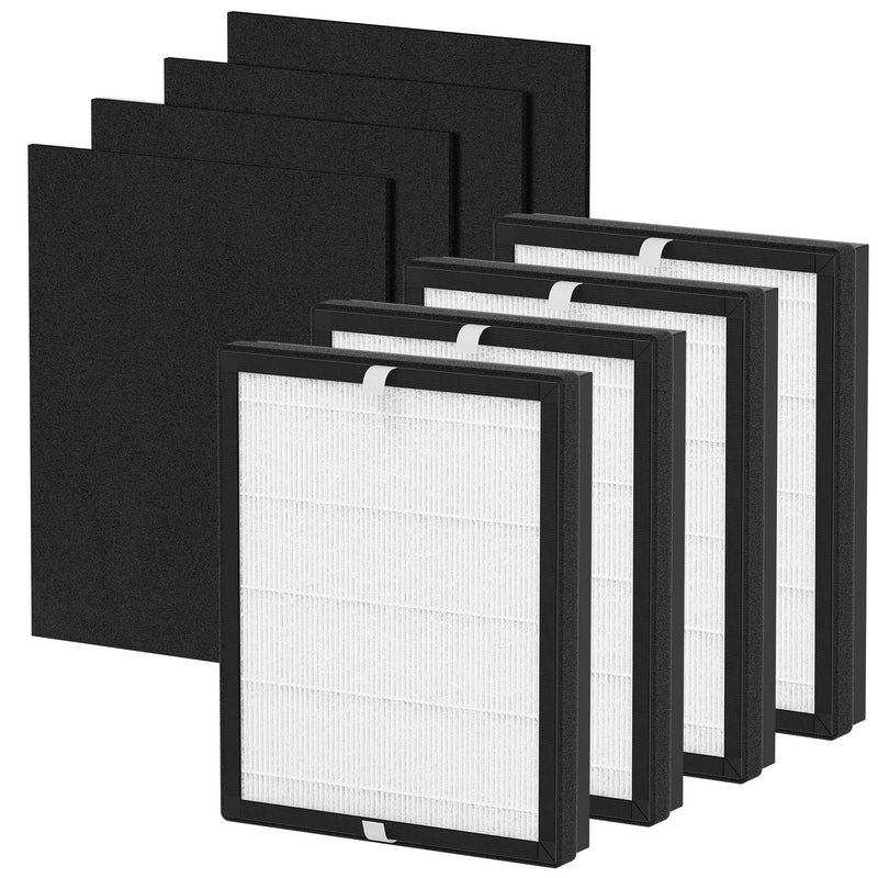 IAF-H-100A Replacement Filter A Compatible with Filtrete FAP-C01-A and Idylis AC-2119, IAP-10-100, IAP-10-150, IAPC-40-140 Air Purifier, 4 Pack 4 Set