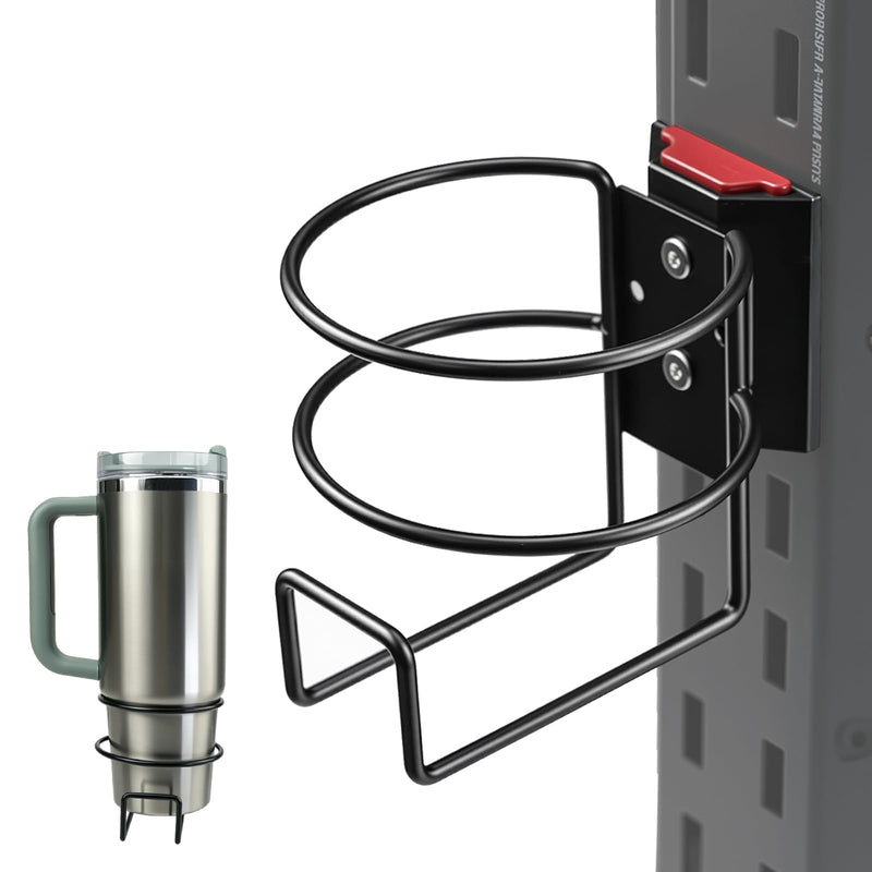 Cup Holder Compatible with ToughBuilt StackTech Toolbox Rail, No-Drill Clip-On Drink Holder, Secure Beverage Mount for Water Bottles, Coffee Cups & Cans, Heavy-Duty Jobsite Accessory
