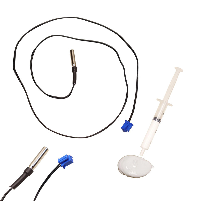 Cold Water Temperature Sensor Kit Compatible with Avalon, Brio & Primo Water Dispensers, Stainless Steel Probe, 28.5", with 2ml Thermal Grease & Syringe