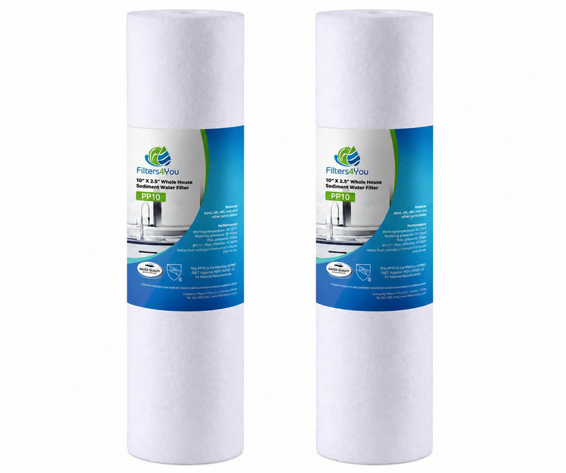 CFS 1 Micron Sediment Prefilter for EC110 EV9534-40 EV9534-12 - 2 Pack