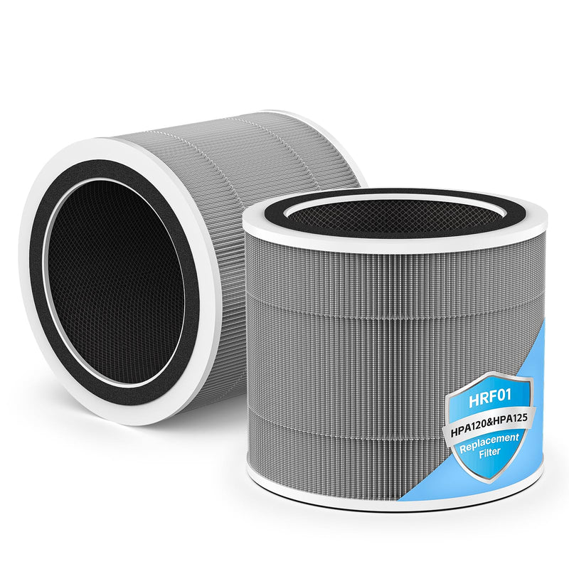 2 Pack HPA120 Filter Compatible with Honeywell HPA120 & HPA125 Air Purifier