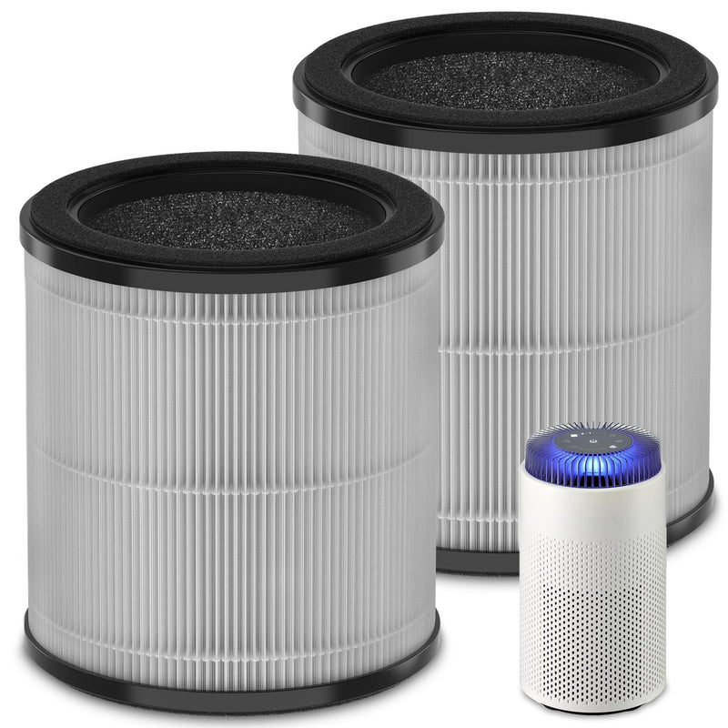 2 Packs Airmega 50 Replacement Filters for Coway Airmega 50 Air Purifier