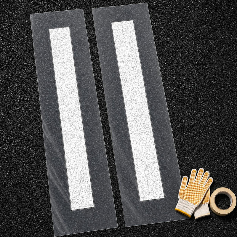 2-Pack 4 x 108 Inch Parking Lot Line Stencil for Pavement Striping Painting Parking Line Stencil * 2