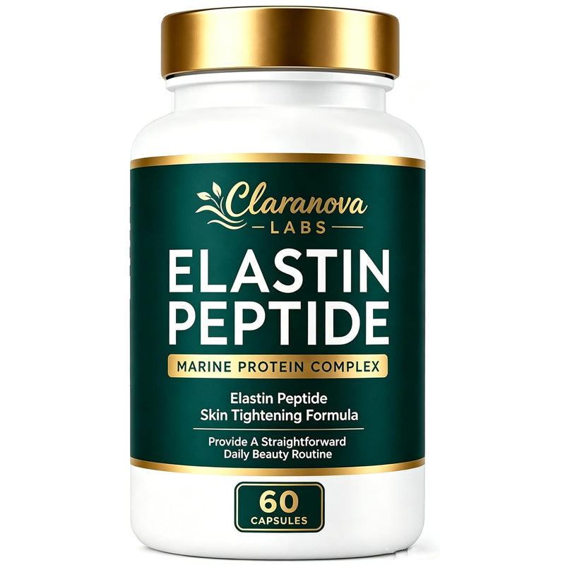 Elastin Peptides, Elastin Peptide Skin Tightening Formula, Marine Protein Complex, Daily Nutritional Support For Skin (1 Set, One) 1 Set 1 Fl Oz (Pack of 1)