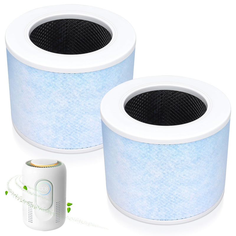 AP01 Filter Replacement - Compatible with Momcozy AP01 Nursery Air Purifier, 4-in-1 H13 filter High-Efficiency Activated Carbon Filter Filtration System, 2 Pack