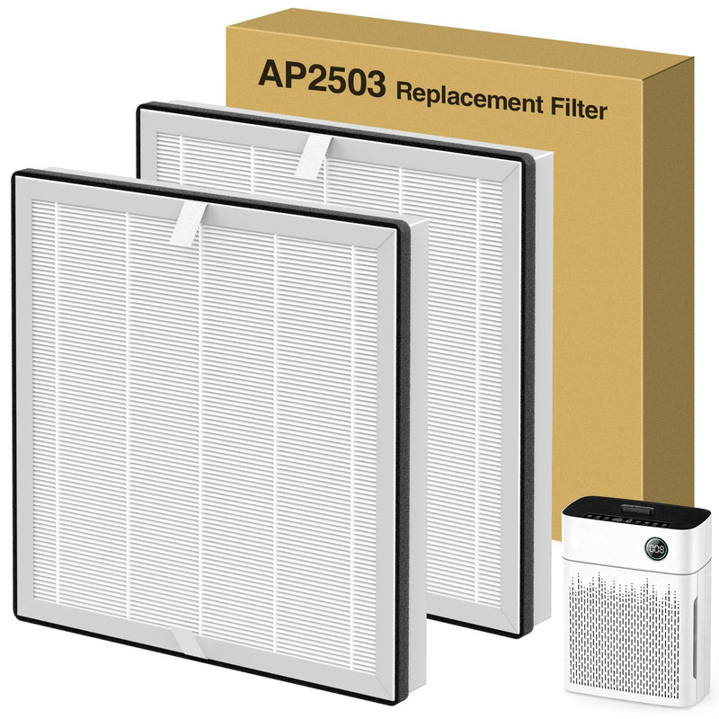 AP2503 Replacement Filter for KOIOS AP2503 Air Purifier, 2 Pack