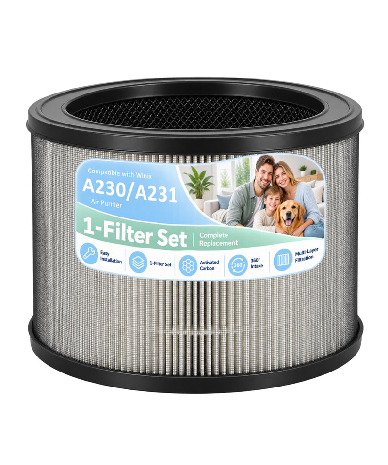 A230 A231 Replacement Filter for Winix A230 A231 Air Purifier 6.6" x 7.9" x 7.9" 1